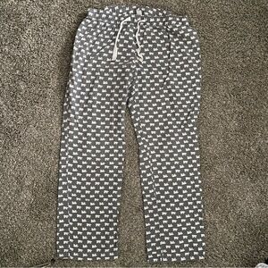 Old Navy Gray and White Polar Bear Pajama Pants